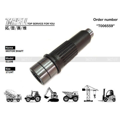 107-6556 Fahrt hydraulische Motorwellen für Bagger E315 Wärmebehandlung