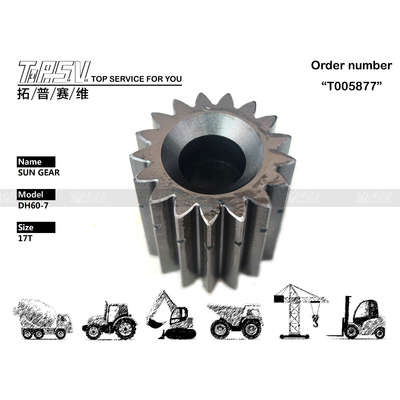 Robuste DH60-7 Baggerfahrt 2 Stufe Sonnenräder Einfache Installation