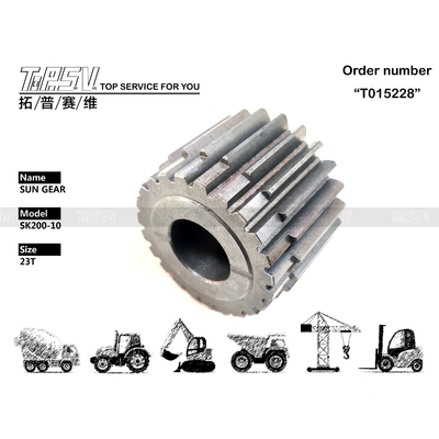 SK200-10 Bagger Schwenkwerk 2-stufiges Sonnenradgetriebe Motor und Planetengetriebe