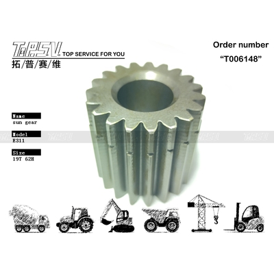 6I-6518 Hochpräzises E311 Bagger-Fahrantrieb 2-Stufen-Sonnenrad, einfach zu installieren