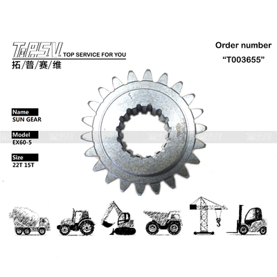 4468030 Abhängig von der Größe EX60-5 Bagger Schwenkgetriebe 1-stufiges Sonnenrad für Baggerfunktion und -leistung