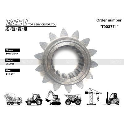 Hochpräzises CLG925 Bagger-Schwenkgetriebe 1-stufiges Sonnenrad für einfache Installation, Getriebeölwartung und hochpräzise Leistung