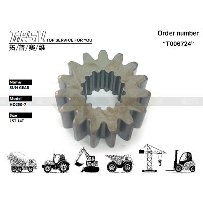 HD250-7 Bagger-Fahrsonnenrad aus robuster Stahlkonstruktion für sanftes und präzises Schwenken