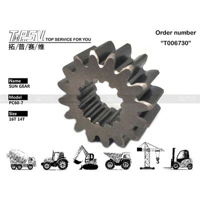 Hochwertiges PC60-7 Bagger-Fahrsonnenrad mit Verfügbarkeit und hydraulischem Motorantrieb