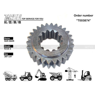 Abhängig von der Größe R210-3 Bagger Schwenkgetriebe 1-stufiges Sonnenrad für zuverlässige Leistung in schweren Maschinen