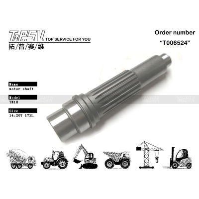 Bequeme Verpackung für den einfachen Transport der Hydraulikpumpe TM18 Exkavator Travel Motor Shaft
