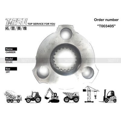 191-2599 Stahlschwerlast E312C Bagger Schwing 1 Stufe Träger gebaut, um Energie Bergbaubedingungen zu widerstehen, starke strukturelle Unterstützung und Betrieb bietet
