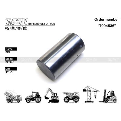 201-26-61231 PC60-6 Bagger-Schwenkstift-Teile für Ersatzteile für Schwenkantriebsbagger