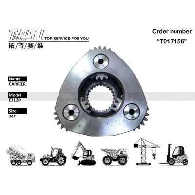 E312D Bagger Swing 2-Stufen-Träger ASSY Teile für Swing-Antrieb Bagger Ersatzteile