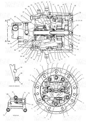 194-6469 Optimierte Endantriebsreduktoren mit Bolt bei der Installation Katalog E303
