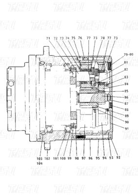 E120B Katalog 099-4141 Schwerlaststahlbagger Endantriebsmotor
