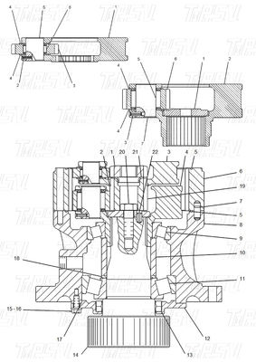 Catalog Bolt-on Design Bagger Schwingantrieb Teile für CATERPILLAR Bagger Marken und Modelle 114-8226 E312-A