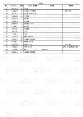 EX60-1 9069295 Anpassungsfähiger Bagger Endantrieb Reduktor Katalog