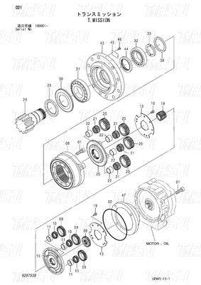 Katalog der Schwingmotoren für Baggermaschinen und Energiebergbau 9287538 ZX60-HCMC