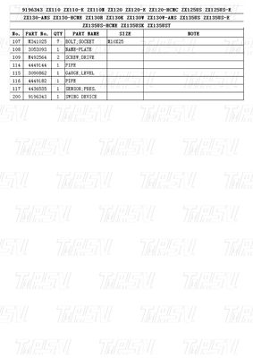 Bolt On Steel Planetärer Bagger Schwing Getriebe Antrieb Katalog 9196343 ZX120