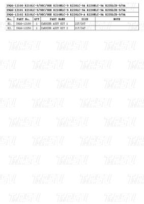 39Q6-12100 39Q6-12101 39Q6-12102 R220-9 Schraube auf Bagger Schwingantrieb Katalog