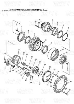 Bolt On Hydraulic Swing Motor / Reisemotorantrieb für Bagger OEMs
