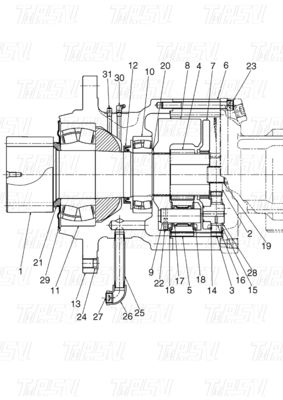 Benutzerdefinierte Farben Ja YN32W00022F2 SK210-8 Bagger Schwingantrieb Katalog für Maschinenreparaturwerkstätten