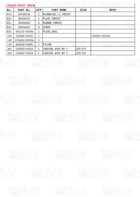 130426-00031 DX60R Bagger Schwingantrieb Katalog Schwarz Fabrikfarbe Hydraulischer Schwingantrieb