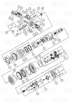 452-6213 E306E Baggerfahrantrieb Katalog