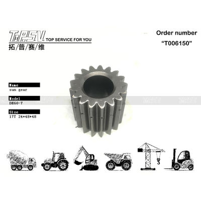 XKAY-00397 Hohe Haltbarkeit DH60-7 Bagger Reisen 2 Stufe Sonnenräder Antrieb Motor Für Maschinenreparaturwerkstätten
