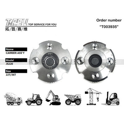 Schwerlastmaschine JS200 Bagger Schwing 2-Stufen-Träger Assy für die Transportverpackung für den Transport von schweren Materialien