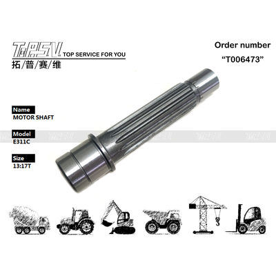 165-5803 Hergestellt andere E311C Baggerfahrmotorschachtteile für Baggergetriebe