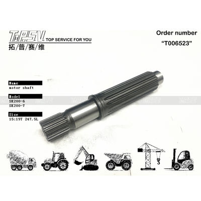 YN15V00017S009 Transportverpackung SK200-6 Bagger Reise Motorwelle für Hydraulikmotorantrieb Bagger Getriebesystem in Deal Bag