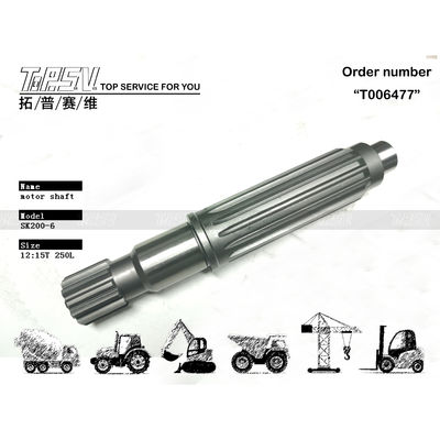 YN15V00017S009 SK200-6 Baggerfahrmotorwelle für die Wärmebehandlung von Baggermaschinen und die Anlage von Getriebe-Gitternetzen
