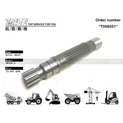 YN15V00003S009 Schwarze Hydraulikpumpe SK200-5 Bagger Reisen Motorwellen Teile Hohe Haltbarkeit