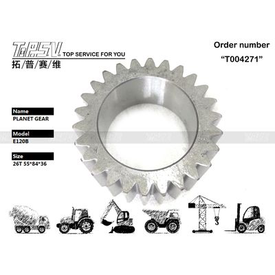 7I-7784 Schmiedetechnik E312 Bagger Swing 2 Stufe Planetenrad mit Stahlmaterial und Ansicht Bild Zahnnummer