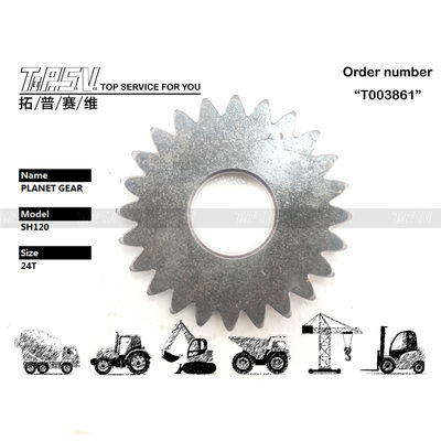Transportverpackung Versiegelbare Taschen SH120 Bagger Schwing 1 Stufe Planetengießung mit Bildansicht Zahnzahl und Stahlmaterial