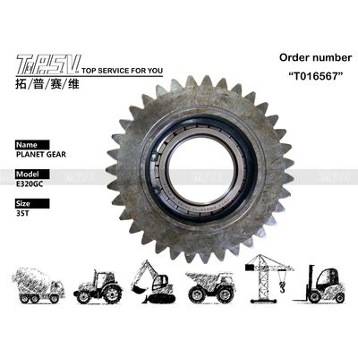 569-4287+569-4293 Ansicht Bild Zahnzahl enthalten E320GC Bagger Reisen 2 Stufe Planet Getriebe Reduktor Getriebe Teile mit Planet Reduktor