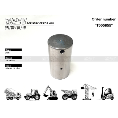 Hochwertiger SK200-6 Bagger Fahrantrieb 2-Stufen-Zahnradstift für Maschinenreparaturwerkstätten