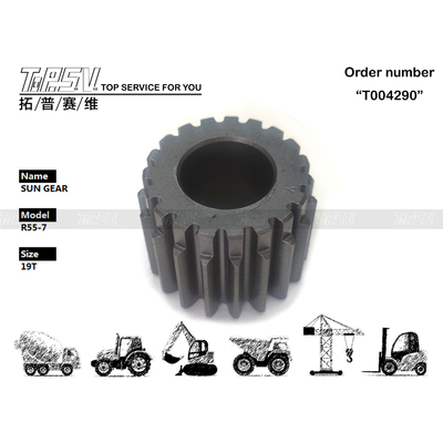 HHI-05-WP11 Planetenreduktor R55 Bagger Swing 2 Stufe Sonnenräder Teile in schwarzer Farbe