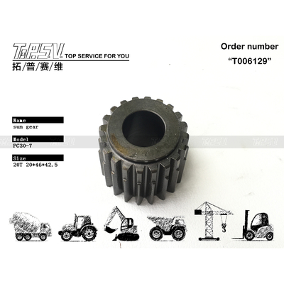 FUFRP-1159-08 Hochpräzision PC30-7 Bagger Reisen 2 Stufe Sonnenräder In schwarzer Farbe