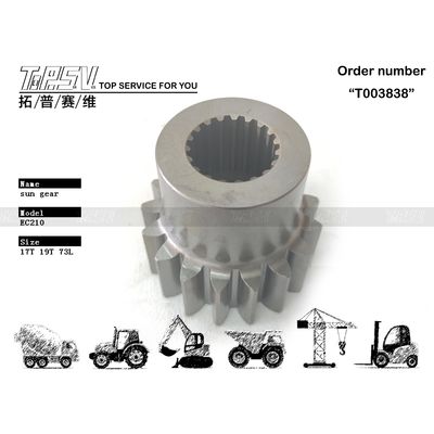 SA7118-30490 Abhängig von der Größe Schwarze Farbe EC210 Bagger Schwing 1 Stufe Sonnenräder für verschiedene Baggermodelle