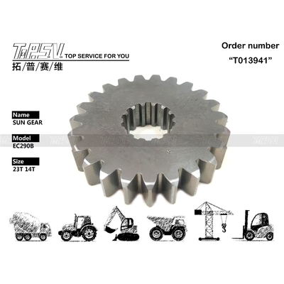 SA7117-38371 Stahl mit hoher Haltbarkeit EC290B Baggerfahrt 1 Stufe Sonnenräder für anpassbare und langlebige Größen