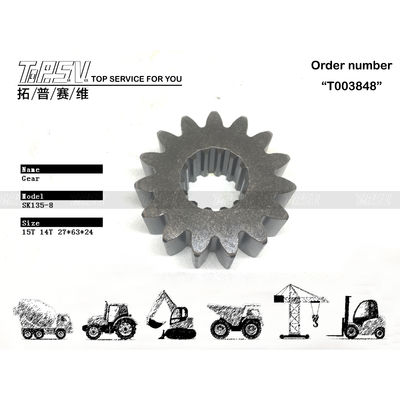 Hohe Haltbarkeit SK135-8 Bagger Swing 1 Stufe SonnenradMotorteile für Baggermaschinen
