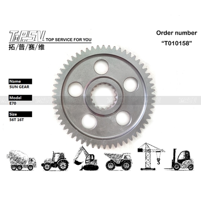 Planetenreduktor Typ E70 Bagger Schwing Sonnenrad Reduktorradteile mit hoher Haltbarkeit