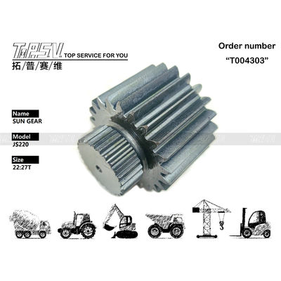05/903863 Hohe Haltbarkeit JS220 Bagger Swing 2 Stufe Sonnenräder für Hydraulikmotorantrieb in Baumaschinen