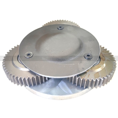 Stahl-Schwerlast-E307C-Bagger-Fahrwerk 1-Stufen-Träger-Baugruppe in schwarzer Farbe für Hochleistungs-Bauarbeiten