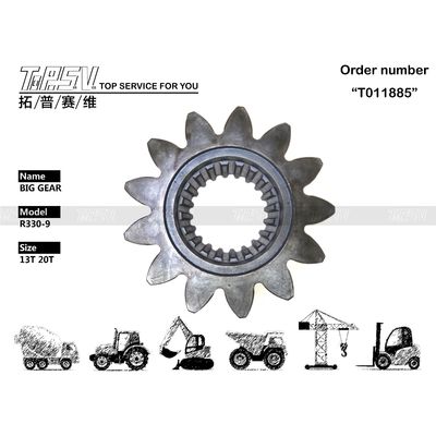 Origin wärmebehandeltes R330-9 Bagger-Schwenk-Großzahnrad Ersatzteile Elektronikteile für Ihre Anforderungen