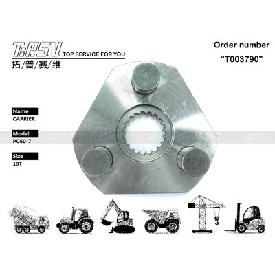 201-26-71121 Planetärer Reduktor PC60-7 Bagger Schwing 1 Stufe Planetärer Träger Hydraulischer Motorantrieb Schwarz Farbe Starker Bauteil für Baggermaschinen