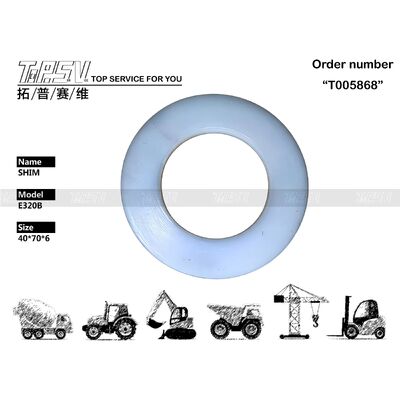 7Y-1434 E320B Baggerfahrt 2-Stufen-Träger-Schim-Teile für Schwingantrieb Bagger Ersatzteile