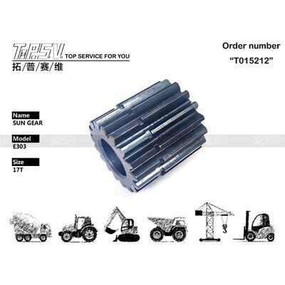 E303-Bagger-Reise-2-Stufen-Sonnenrad-Teile für Fahrantrieb-Bagger-Ersatzteile