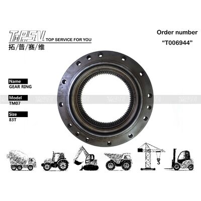 TM07 Baggerfahrzahnkranzteile für Fahrantriebsbagger-Ersatzteile