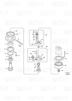 Good price VOE14541069 Premium-Schwingantriebsreduktoren für Volvo EC210B Katalog Online
