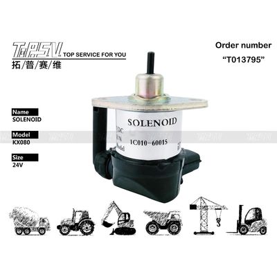 Elektrische Teile von Baggern mit Gleichspannung 24 V Kraftstoffstoppe 1C010-60015 KX080