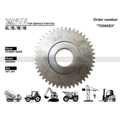 Schwarzes Stahlbauwerk SH120 Baggerfahrzeug Planetenrad für Hydraulikantrieb